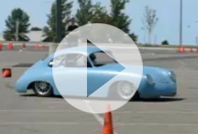 Porsche 356 1,8T  slalom – video