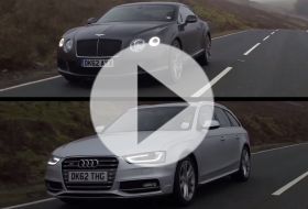 Bentley Conti GT Speed vs Audi S4  – Chris on cars