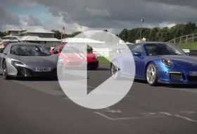 911 GT3 vs 458 Speciale vs McLaren 650S – video