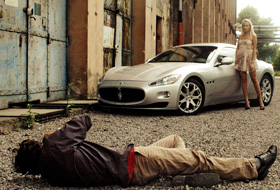 Maserati GranTurismo & zákulisí focení s modelkou