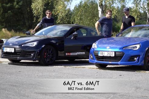 Subaru BRZ Final Edition – 6A/T automat vs. 6M/T manuál